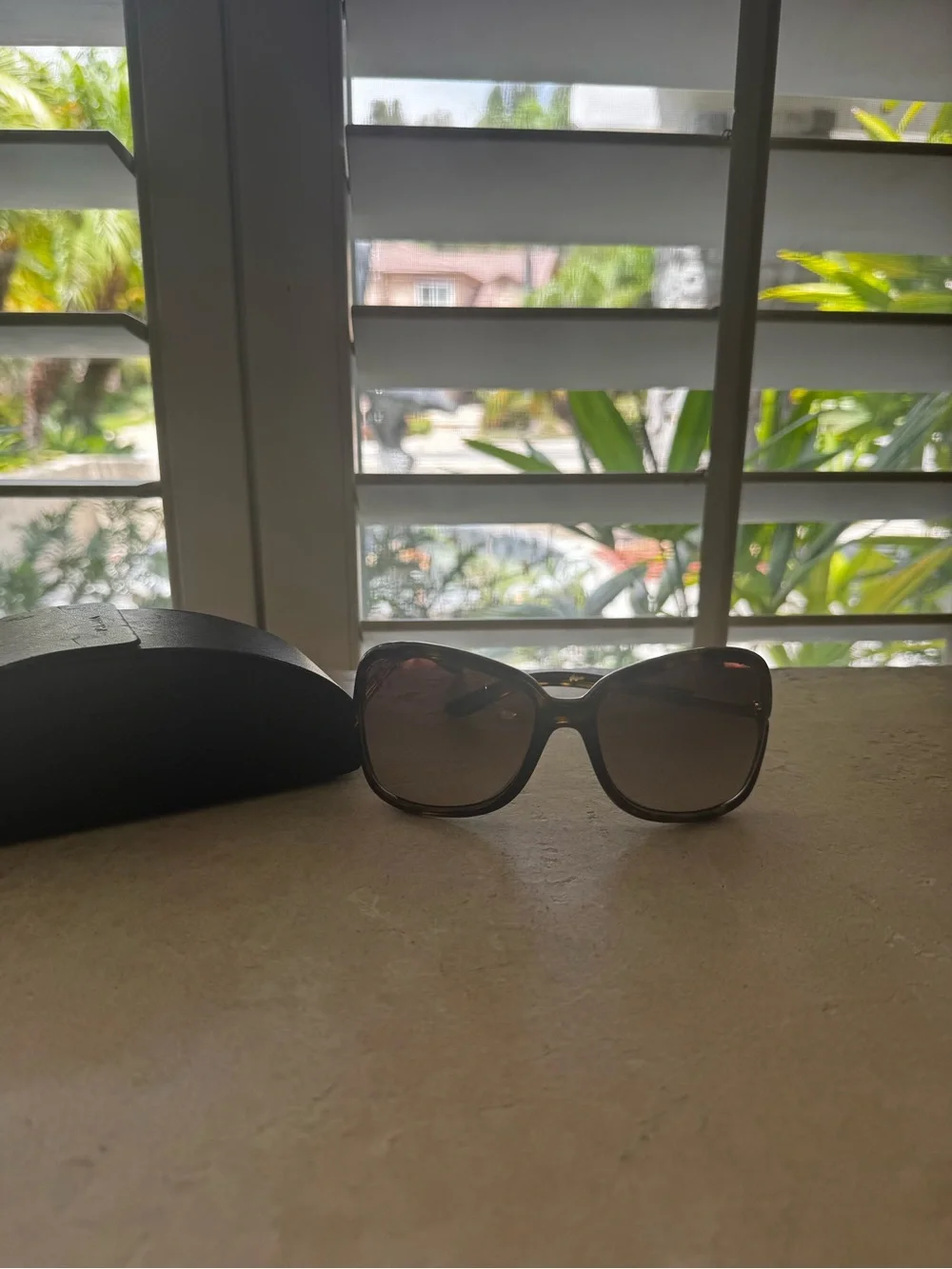 Prada Women's Oversized Brown Tortoise Sunglasses with Gradient Lenses